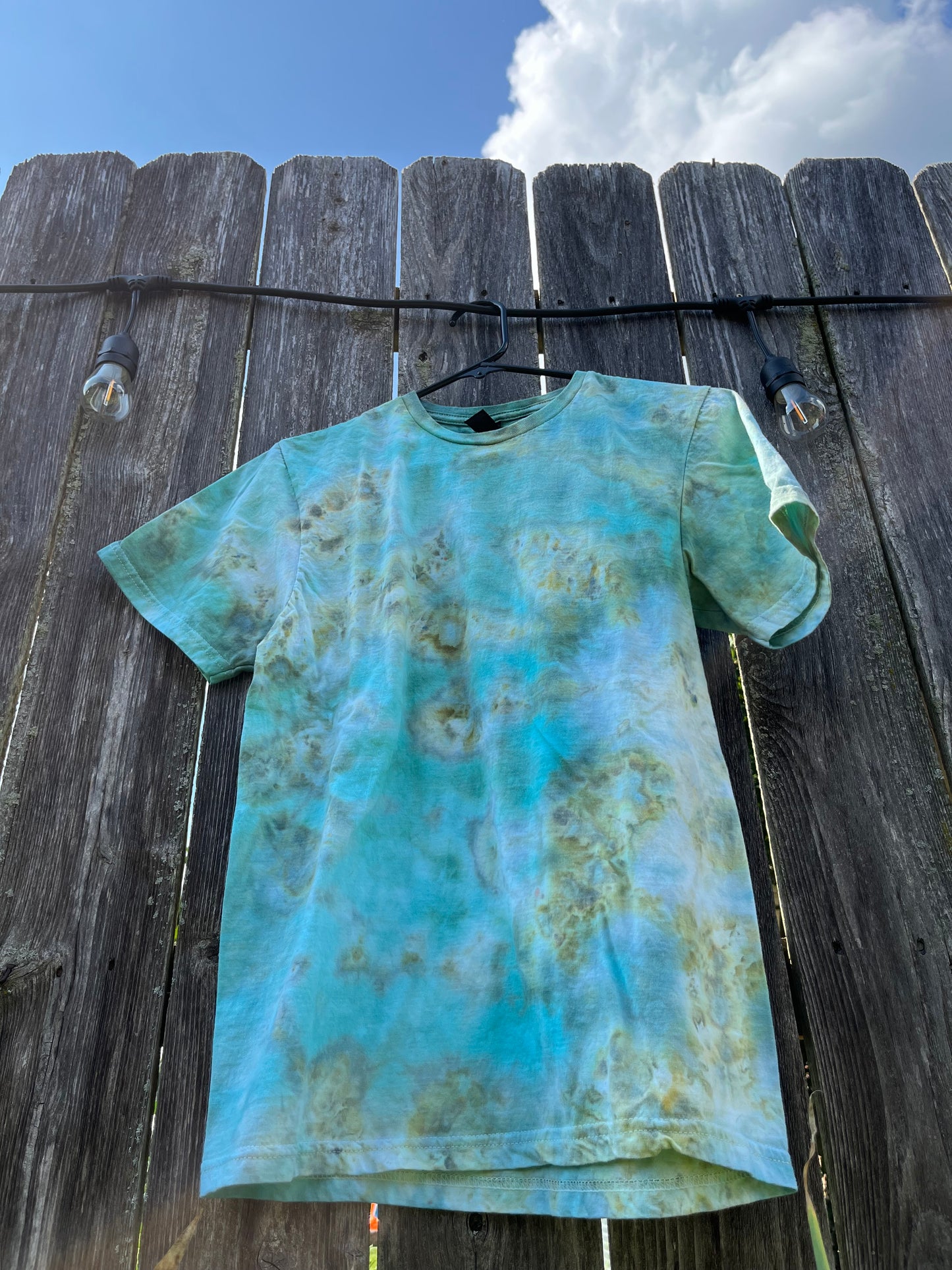 Sea Dream | Aqua | Ice Dye Custom T-Shirt