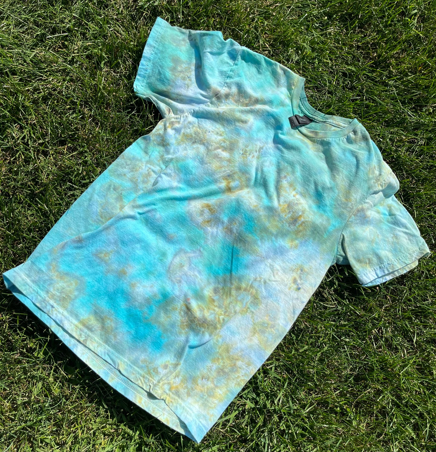 Sea Dream | Aqua | Ice Dye Custom T-Shirt